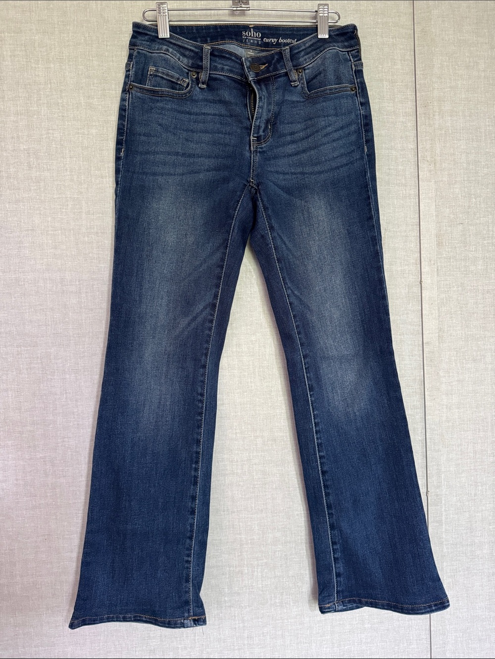 Soho Dark Blue Flare Jeans